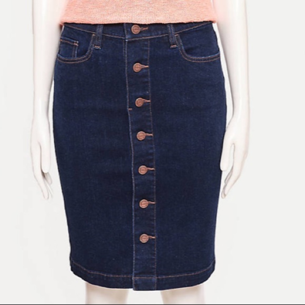 NWT Loft Denim Skirt Size 10
